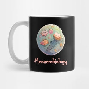 meowcrobiology kitty Mug